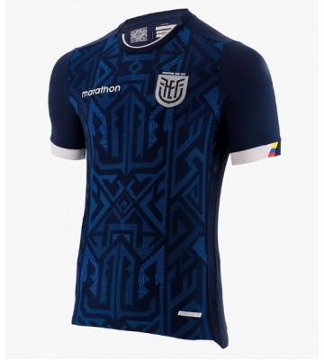 Maillot de foot Equateur Extérieur Monde 2022 Manches Courte